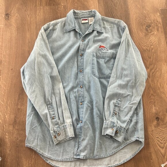 the edge Other - Vintage broncos button up